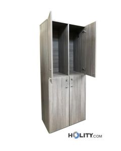 Umkleideschrank aus beschichtetem Holz h526_01