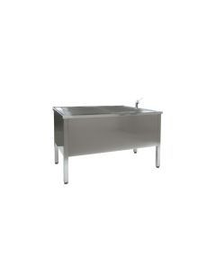 Pflegebadewanne zur OP-Vorbereitung aus Edelstahl h601_34
