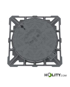 Schachtabdeckungen aus duktilem Gusseisen 90x90 cm h638_25
