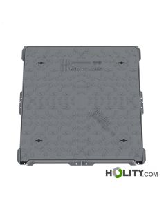 Kanaldeckel aus Sphäroguss 90x90 cm h638_57