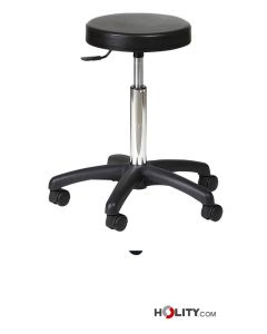 Runder-medizinischer-Hocker-aus-Polyurethan-mit-ABS-Fuß-h666_34
