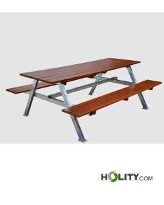 Tisch-mit-Picknickbänken-mit-Fußstütze-h701_01