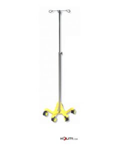 Infusionsständer-mit-2-Haken-und-farbigem-Fuß-h740_26