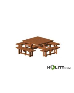 Quadratischer-Picknicktisch-und-Bänke-für-Grünflächen-h773_28