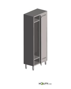 Edelstahlschrank-AISI-304-für-2-Benutzer-mit-Türen-h779_03