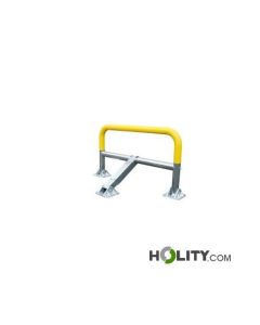 Grauer-und-gelber-Parkplatzbügel-h972_70