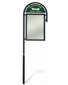 Vertikale Werbetafel Bushaltestelle h140217