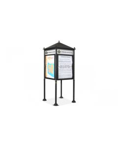Quadratischer Werbe Totem h140210
