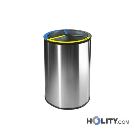 Abfallbehälter-für-Mülltrennung-aus-Stahl-h218-185