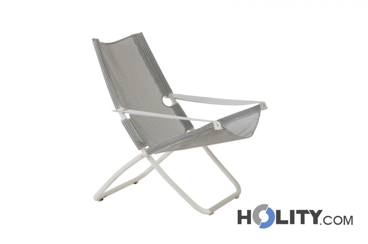 Suchen Sie Relaxsessel Aus Edelstahl Auf 2 Positionen Verstellbar H19217