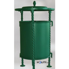 Abfallbehälter mit Regenschutz h168117
