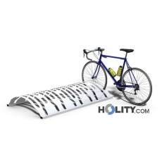 Design-Fahrradständer aus Stahl h14061