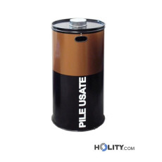 Behälter aus Stahl für verbrauchte Batterien h22105