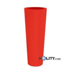 Hohe Vase aus Polyethylen h6433 orange