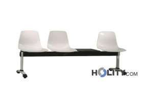 3er-Sitzbank mit Tisch für Wartezimmer h34406