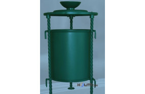 Abfallbehälter-mit-Aschenbecher-h168118