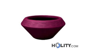 Vaso di design in polietilene rustico h12714