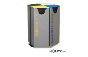 Abfallbehälter für die Mülltrennung h140280