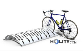 Design-Fahrradständer aus Stahl h14061