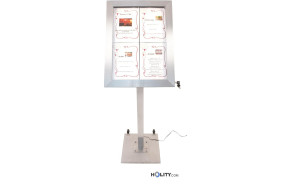 Speisekartenhalterung mit LED für Restaurant h14814