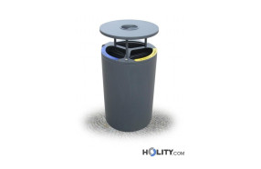 Abfallbehältersystem zur Mülltrennung mit Aschenbecher h28755