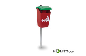 Hundetoilette - Abfallbehälter als Stadtmobiliar h35029