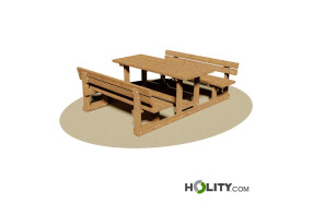 Holztisch, 29x39 inc, Heller Tisch, Picknicktisch, Boho-Tisch