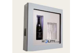 Design Wandkühlschrank für Champagner h4150