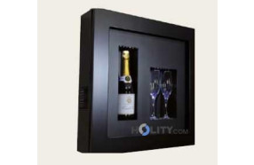 Design Wandkühlschrank für Champagner h4154
