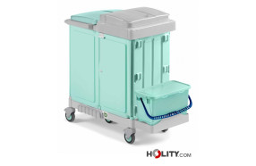 Antibakterieller Reinigungswagen für Krankenhaus h422_38