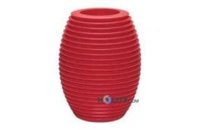 Vase aus Polyethylen h6435 rot