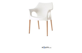 SCAB Design-Sessel NATURAL OLA leinenweiß h7495