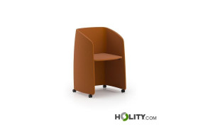 Sitzungssaal-Sessel mit Rollen h776_48