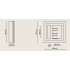 Design Wandweinkühlschrank h41104 - Abmessungen