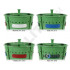 Farbiger Abfallbehälter für die Mülltrennung h140140 - Bild 2