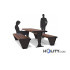 Picknick Tisch mit Bänken für Park h140271 - Bild 2