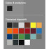 Werbe-/Infotafel als Stadtmobiliar aus Metall h140203 - Farben