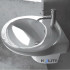 Waschbecken mit Keramik-trap h11611