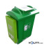 Hundetoilette - Abfallbehälter mit Beutelspender h326_45