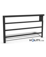 Absperrung zur Verkehrssicherheit aus Stahl h140239