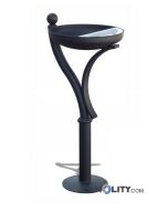 Design Aschenbecher aus Stahlblech f. Aussenbereich h140242