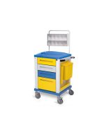 Behandlungswagen aus Edelstahl h1351