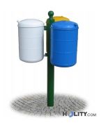 Abfallbehältersystem zur Mülltrennung h28719