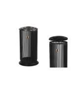 Müllsackbehälter mit elegantem Design und Schutzdeckel h140131