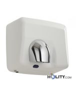 Elektrischer Händetrockner mit Pulverlackbeschichtung h8604 weiß