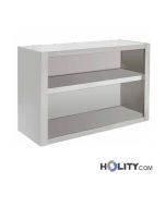 Edelstahl-Hängeschrank-mit-offenem-Fach-L. 100-cm-h09_252