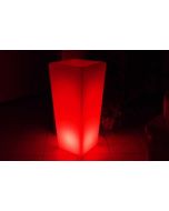 Vaso luminoso quadrato multicolor h10407