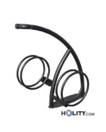 2-Plätze-Fahrradständer-aus-verzinktem-Stahl-h109210