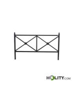 Absperrung als Fußgängerschutz L.2000 mm h109_291