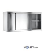Edelstahl-Hängeschrank-mit-gelochtem-Einlegeboden,-Länge-100-cm-h111_113